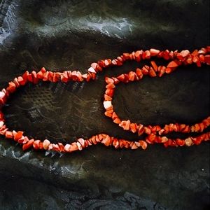 Red vintage necklace